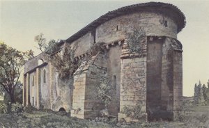 Doulezon, Church, Southeast View by French Photographer