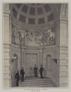 Entrance to the American pavilion, Exposition Universelle 1900, Paris by French Photographer