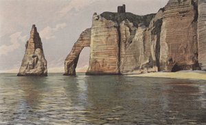 Etretat, Cliffs of the Aval Gate by French Photographer