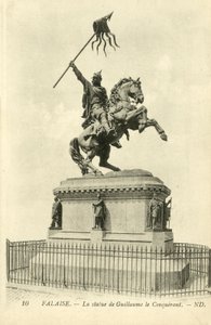 Falaise, The Statue of William the Conqueror by French Photographer