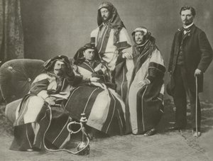Ferdinand De Lesseps at work on the Suez canal by French Photographer