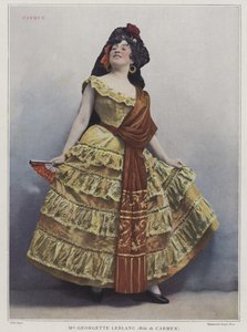 Georgette Leblanc as Carmen, 1899