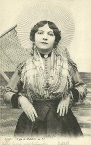 Girl dressed as a matelote