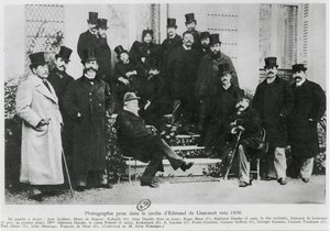 Group in the Garden of Edmond Huot de Goncourt