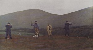 Grouse shooting in Scotland by French Photographer