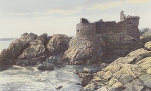 Yeu Island, Old Castle, Southeast View by French Photographer