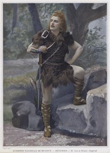 Jean de Reszke in the title role in Siegfried