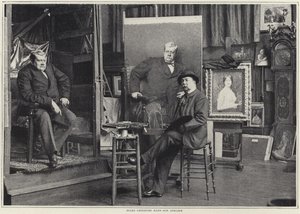 Jules Lefebvre in His Workshop