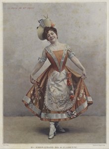Juliette Simon-Girard as Clairette in La Fille de Madame Angot
