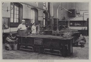 Kitchen of the Lycee Janson-de-Sailly, Paris by French Photographer