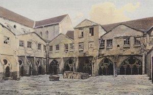 La Celle, Abbey of Noirlac, Cloister by French Photographer