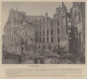 La Commune de Paris, The Red Cross, View Taken from Rue du Cherche-Midi by French Photographer