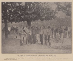 The Commune of Paris, The Luxembourg Garden Occupied by the Versailles Cavalry by French Photographer