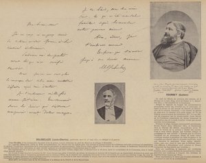 La Commune de Paris, Louis-Charles Delescluze, Gustave Courbet by French Photographer