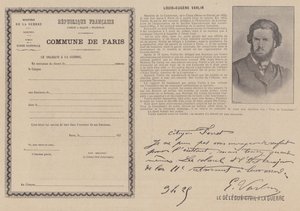 The Commune of Paris, Louis-Eugene Varlin by French Photographer