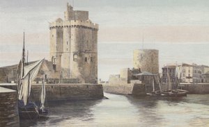 La Rochelle, Port Entrance, Saint-Nicolas Tower, Chain Tower by French Photographer