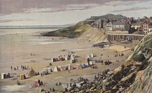 Le Portel, View of the Beach by French Photographer
