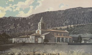 Leoncel, View of the Abbey, N E Side by French Photographer