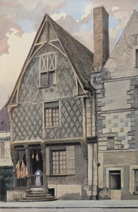 Luynes, Old House on the Square by French Photographer
