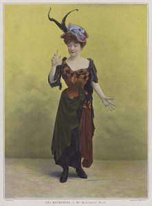 Marguerite Deval, French actress and opera singer by French Photographer