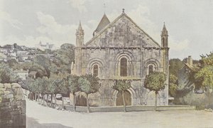 Melle, Saint-Hilaire Church, West View
