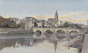 Mezieres, Arches Bridge and Mohon Bell Tower
