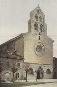 Montsaunes, Church, West Facade by French Photographer