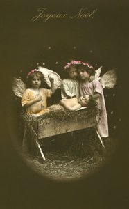 Nativity Christmas Card by French Photographer