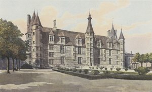 Nevers, Old Ducal Castle, South Facade by French Photographer