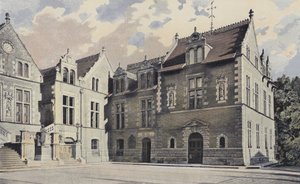 Orleans, City Hall, Main Facade and Right Pavilion by French Photographer