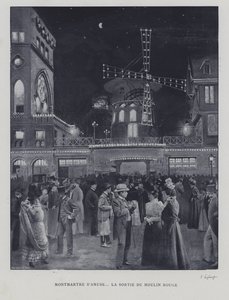 Outside the Moulin Rouge, Montmartre, Paris