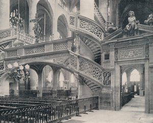 Paris: Section of the Choir in St Etienne-du-Mont by French Photographer