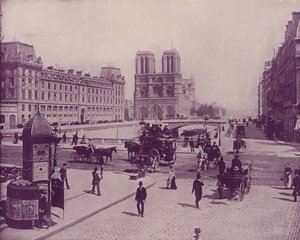 Paris: The Pont St Michel and Notre Dame