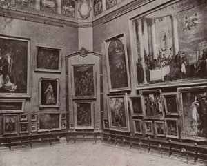 Paris: The Salon Carre of the Louvre by French Photographer