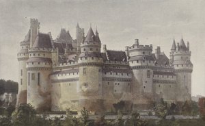 Pierrefonds, Castle (View from Villers-Cotterets Road) by French Photographer