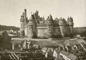 Pierrefonds, View Taken from the Road to Villers-Cotterets by French Photographer
