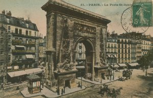 Porte Saint-Denis in Paris, France by French Photographer
