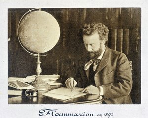 Portrait of Camille Flammarion (1842-1925), French Astronomer - Photography by French Photographer