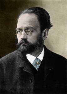 Portrait of Emile Zola, French writer by French Photographer