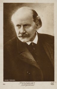 Portrait of Jules Massenet by French Photographer