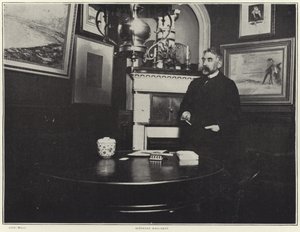 Portrait of Stephane Mallarme by French Photographer