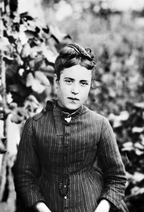 Portrait of a Young Woman from Bourmont in Haute Marne. Photography Late 19th Century. Ducos Collection by French Photographer