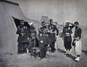 Punishment of Soldiers of the French Army During the Crimean Campaign in 1854 (Photography, late 19th century) by French Photographer