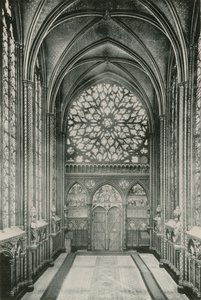 Rose-Window in the St Chapel by French Photographer