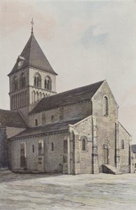 Rouy, Church, Northwest View by French Photographer