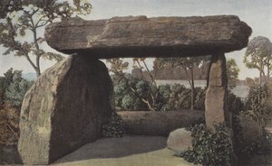 Saint-Nazaire, Dolmen Surrounded by a Square by French Photographer