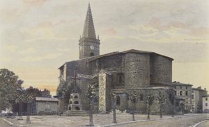 Saint-Paulien, Church, SE View