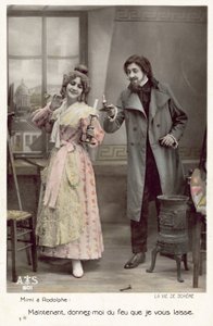 Scene from La Vie De Boheme by French Photographer