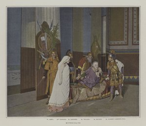 Scene from a Production of Mithridate, by Jean Racine