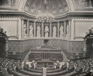 Senate Chamber, Palace of the Luxembourg by French Photographer